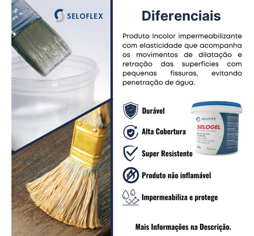Impermeabilizante Vedatudo Infiltrações Selante Lajetelhado Fissura Infiltração Impermeabilizante Rachadura Vazamentos 900g