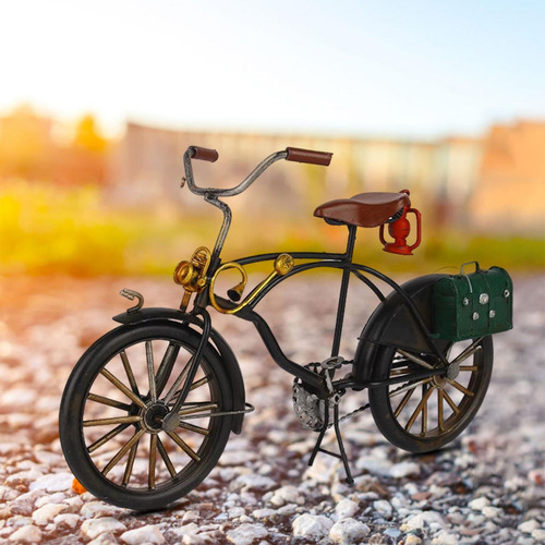 S Figuras Creativas De Estatua De Bicicleta De Metal,