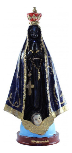 Nossa Senhora Aparecida Escultura Em Resina 30 Cm