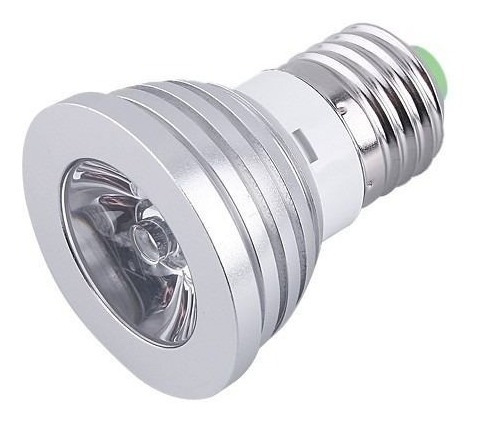 Imagem 6 de 6 de Lâmpada Super Led Rgb Vela 3w E27 110~220v Controle