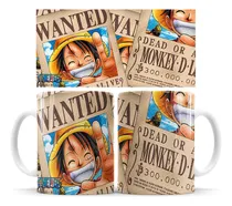 Comprar Taza One Piece Wanted - Wanted Luffy - Cerámica