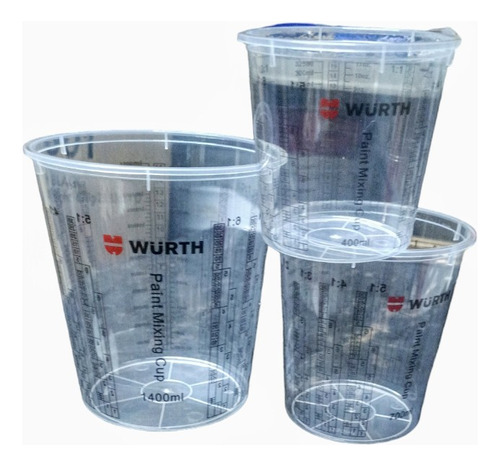 Vasos Medidores Para Mezclar Pintura Automotriz,set3vasos