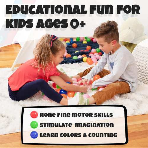 Pelotas De Plastico Click N' Play Para Piscina De Bolas, ...