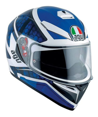 Casco Agv Moto K-3 Sv E2205 Pulse Azul + Pinlock 