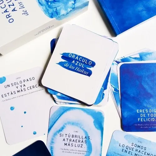 Oráculo Azul De Los Haikus La Exoterica Libro + Cartas