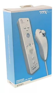 Nunchuk & Freedom Remote With Action Plus - White (ttx Tech)
