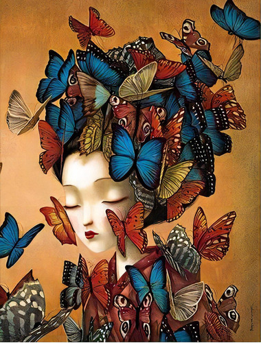 Libreta madame butterfly, de Varios autores. Serie 1439765241, vol. 1. Editorial Lobolunar S.A.S, tapa blanda, edición 2023 en español, 2023