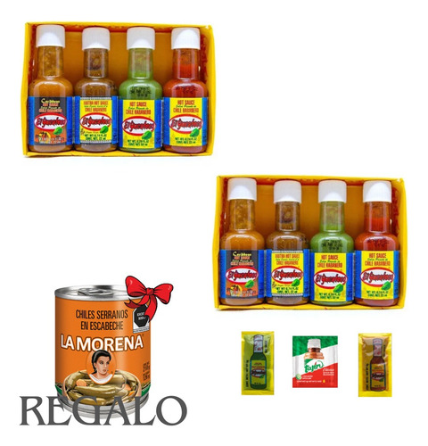 Pack 2 Set Mini Salsas El Yucateco | Casa México
