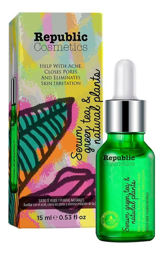 Serum De Te Verde Republic Cosmetics 30 Ml Momento de aplicación Día/Noche Tipo de piel Mixta