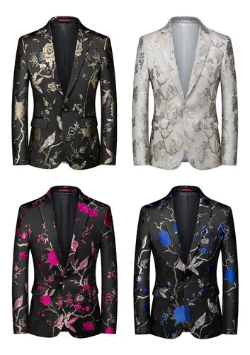 Blazer Floreado Hombre MercadoLibre