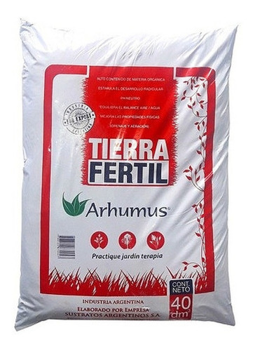 Tierra Fertil Arhumus 40 Litros. El Mejor Precio!!!