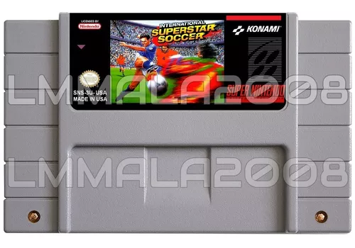 International Superstar Soccer - Um dos melhores jogos de futebol do Super  Nintendo