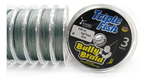 Multifilamento Triple Fish 0.25mm 100 Mtrs