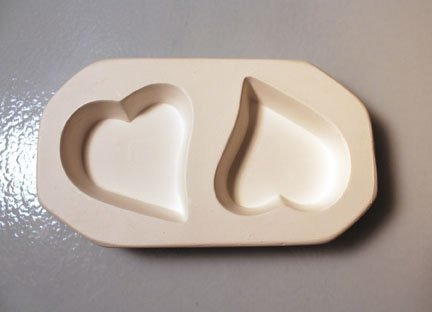 Lf124 Cast Un Molde Cristal Corazon Cabina Para Trabajo $19