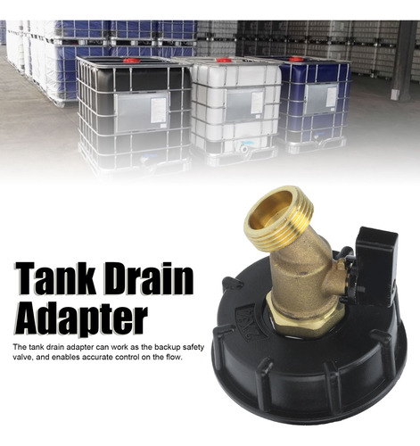 Adaptador Tanque Drenaje Ibc Válvula Grifo Conector Válvula