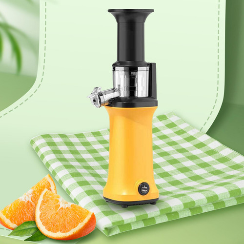 Extractor De Jugo De Prensa En Frío Compacto Naranja