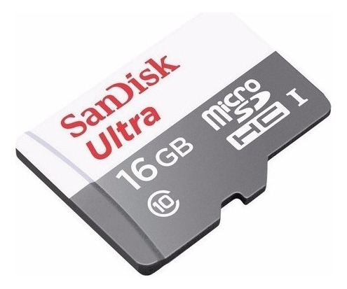 Memoria Micro Sd Uhs-i 16gb Clase 10 Sandisk Ultra 80mbps