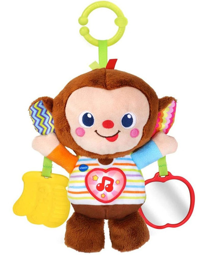 Peluche Con Mordillo Monito Bebé Luz Y Sonido Vtech