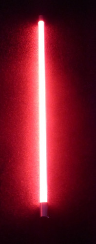 Tubo T8 Led Color 18w 1,20 Mts Largo A 220 Volts Rojo X 10un