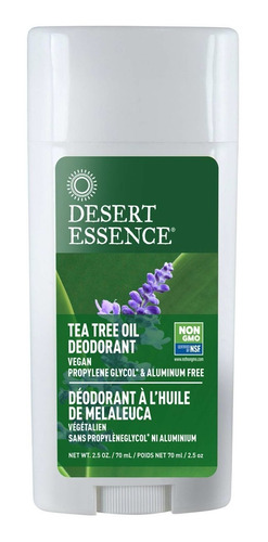 Desert Essence Tea Tree Oil Deodorant Non Gmo 70ml