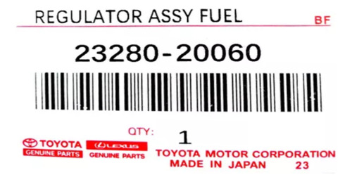 Regulador Presión Gasolina Toyota Camry 3.5 2gr 2007 Al 2011