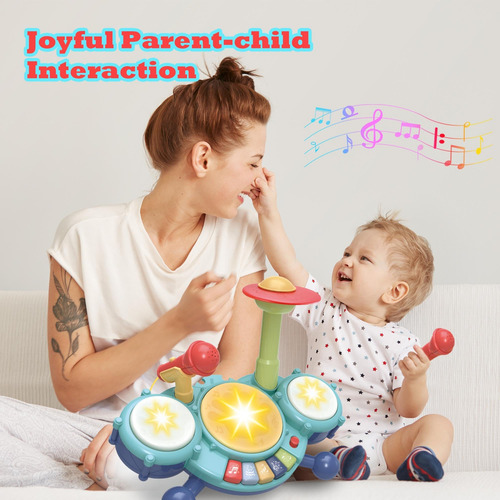 Contixo Kd2 Jazz Drum Set Musical Toys Para Niños Pequeños 2