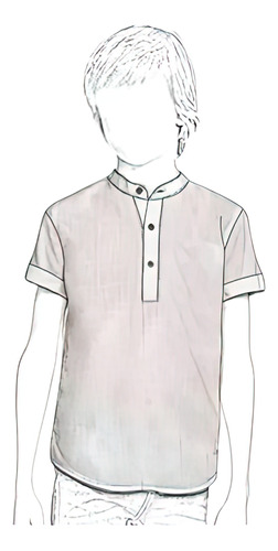 ( Moldes De Ropa)  Camisa Mao Niño 2301