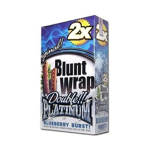 Blunt Wrap X25 Sabor Blueberry Burst Platinum