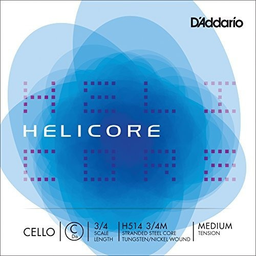 Daddario Helicore Cello Cuerda Individual C, Escala 3/4, Ten