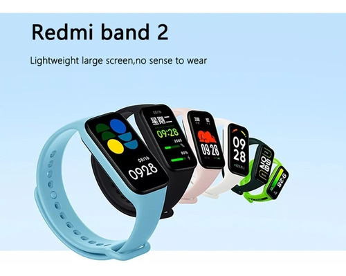 Imagen 3 de 5 de Xiaomi Redmi Smart Band 2 Reloj Pulsera Inteligente Negro
