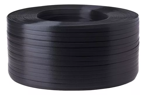 1 Rollo De Fleje Plastico Negro De 13mm (12 Kgs. Aprox.)