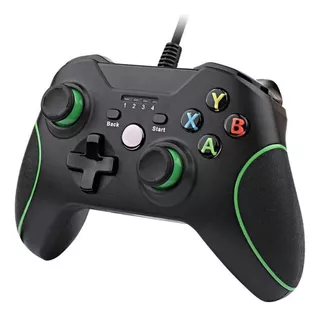 Controle Compatível Gamer Para Xbox One Pc Fio Entrada P3 P2