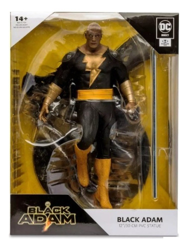 Figura Black Adam Dc Figura De 30 Centímetros Coleccionable