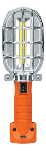 Lámpara De Taller Recargable De Led 280 Lúmenes Truper 15143 Linterna Naranja Luz Naranja