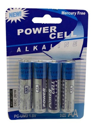 4 Pilas Baterias Aa Power Cell Plitex 6510 1 Xavi
