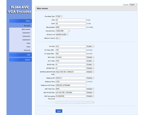 Iseevy H.264 Vga Video Encoder Vga To Ip Stream For Iptv, Li
