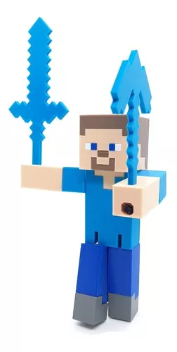 Boneco do minecraft imprimir