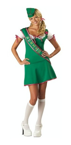 Disfraz Vestido Niña Exploradora Girl Scout Clasico Dama