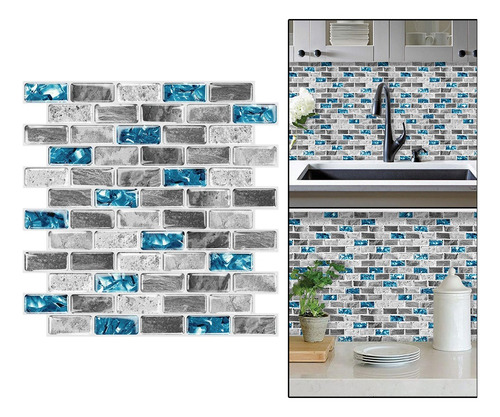 Textura De Mármol Autoadhesiva Azulejos Pegatinas Para