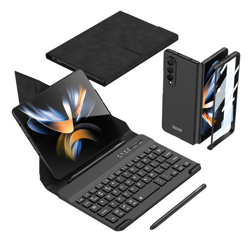 Funda De Teléfono+teclado+bolígrafo Para Galaxy Z Fold 2/3/4