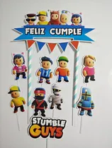 Comprar Adorno De Torta Cake Topper Oferta Listo Para Retirar-enviar Naranja Stumble Guy