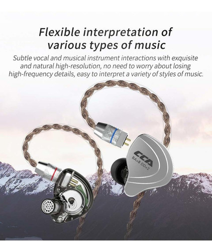 Auriculares Híbridos Con Monitor Intrauditivo Cca C10,...