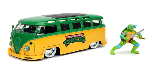 Jada 1962 Combi Vw Bus & Leo Tortugas Ninja Tmnt