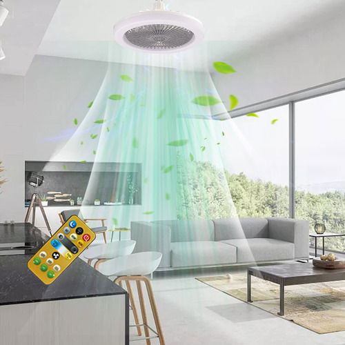 Lámpara De Techo Con Ventilador De Techo Con Luz Integrada