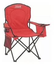 Comprar Silla Plegable Coleman Camping Enfriadora Director Grande Color Rojo