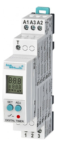 Relé De Tiempo Con Control De Señales 220vac/24vac-dc