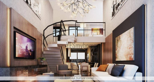 Cobertura Com 3 Dormitórios À Venda, 224 M² Por R$ 2.100.000,00 - Batel - Curitiba/pr - Co0307