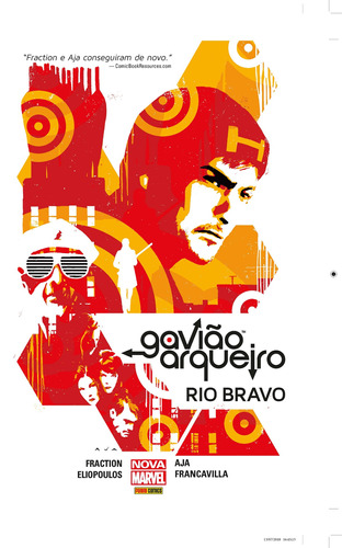 Gavião Arqueiro: Rio Bravo, de Fraction, Matt. Editora Panini Brasil LTDA, capa dura em português, 2018