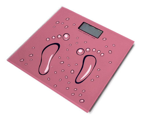 Balanza Digital Baño Electronica Cuerpo Personal 180 Kg Pink