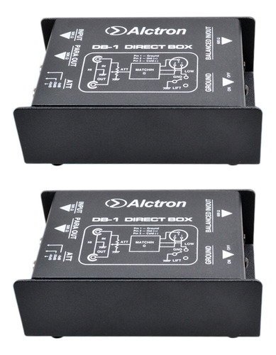 Convertidor De Impedancia Pasiva Única Alctron 2x Db-1 Dibox